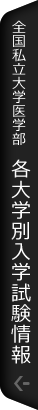 全国私立大学医学部 各大学別入学試験情報