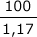 100/1,17