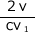 2v/cv1